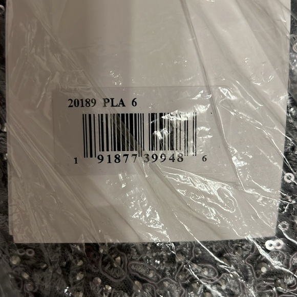 Mac Duggal 20189 NWT EMBELLISHED ILLUSION LONG SLEEVE WRAP OVER A LINE GOWN - Picture 16 of 16